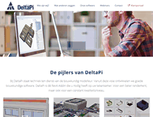 Tablet Screenshot of deltapi.nl